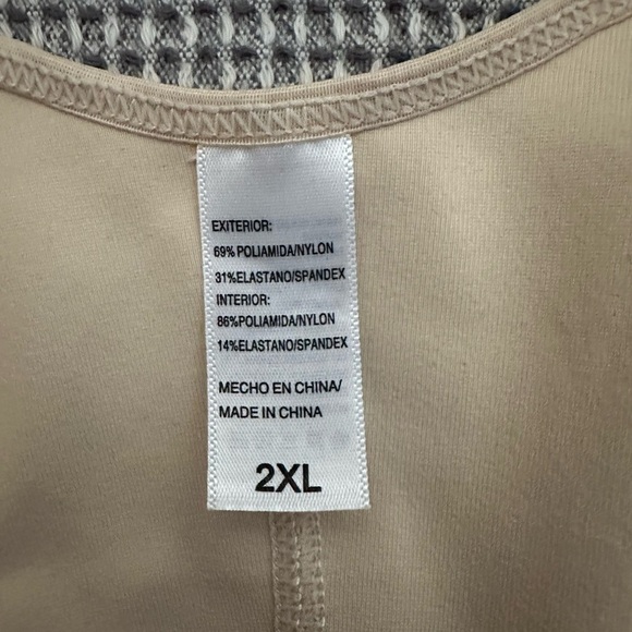 SHAPERX Shapewear for Women Tummy Control Body Shaper Bust Bodysuit 2XL NWT - Picture 3 of 9